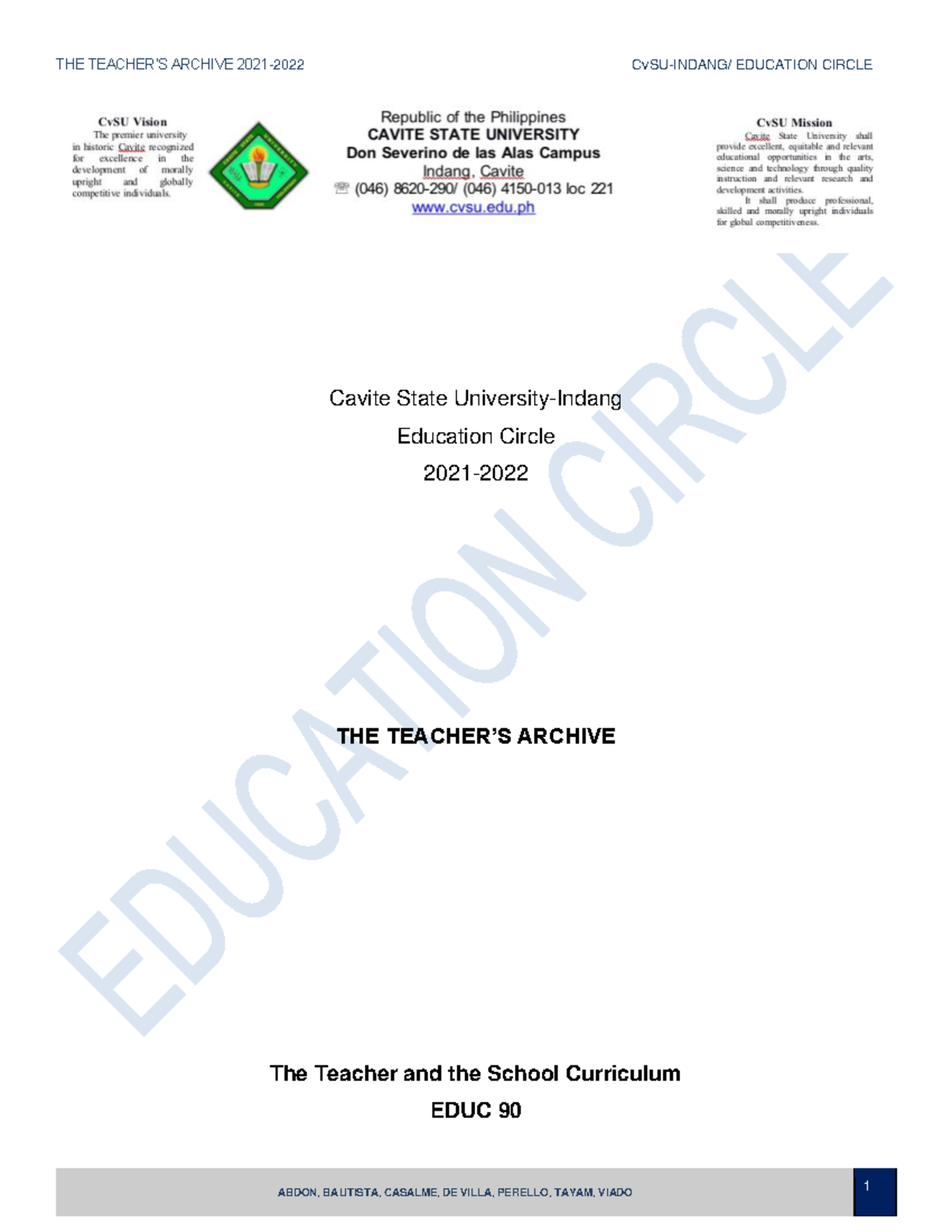 EDUC 90 Final Exam Study Notes: Teacher and School Curriculum - Studocu