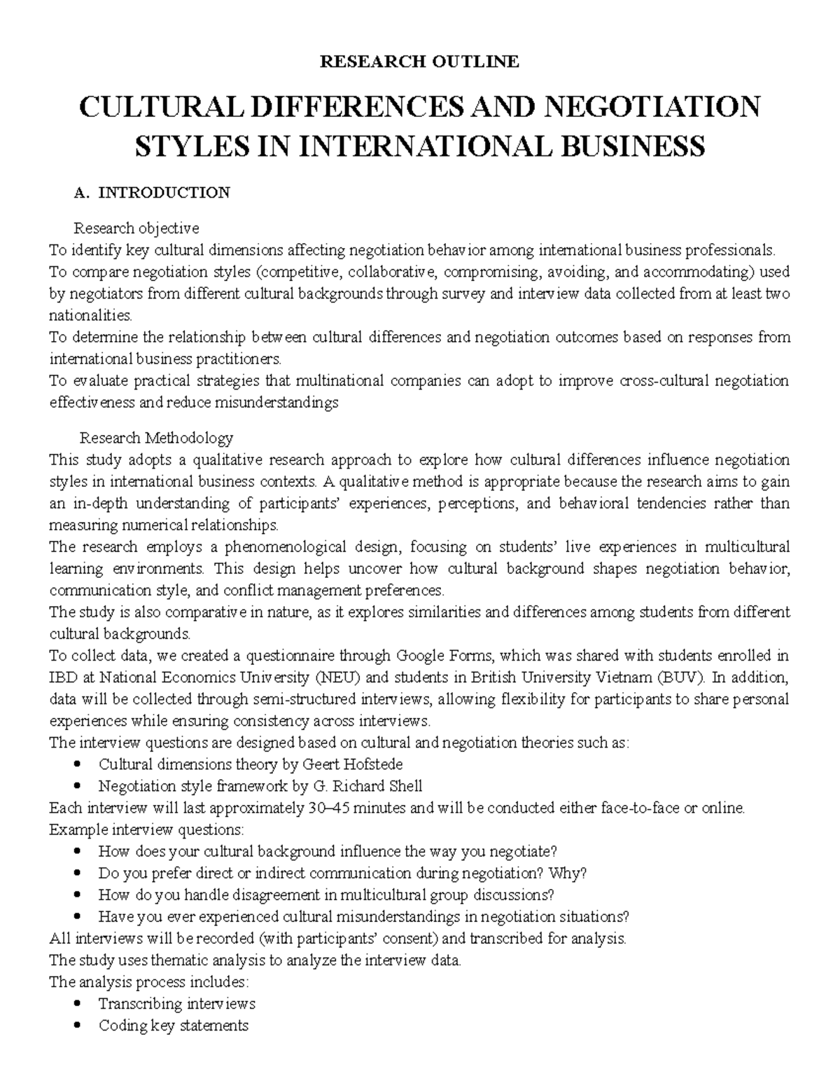 Cultural Differences and Negotiation Styles in International Business ...