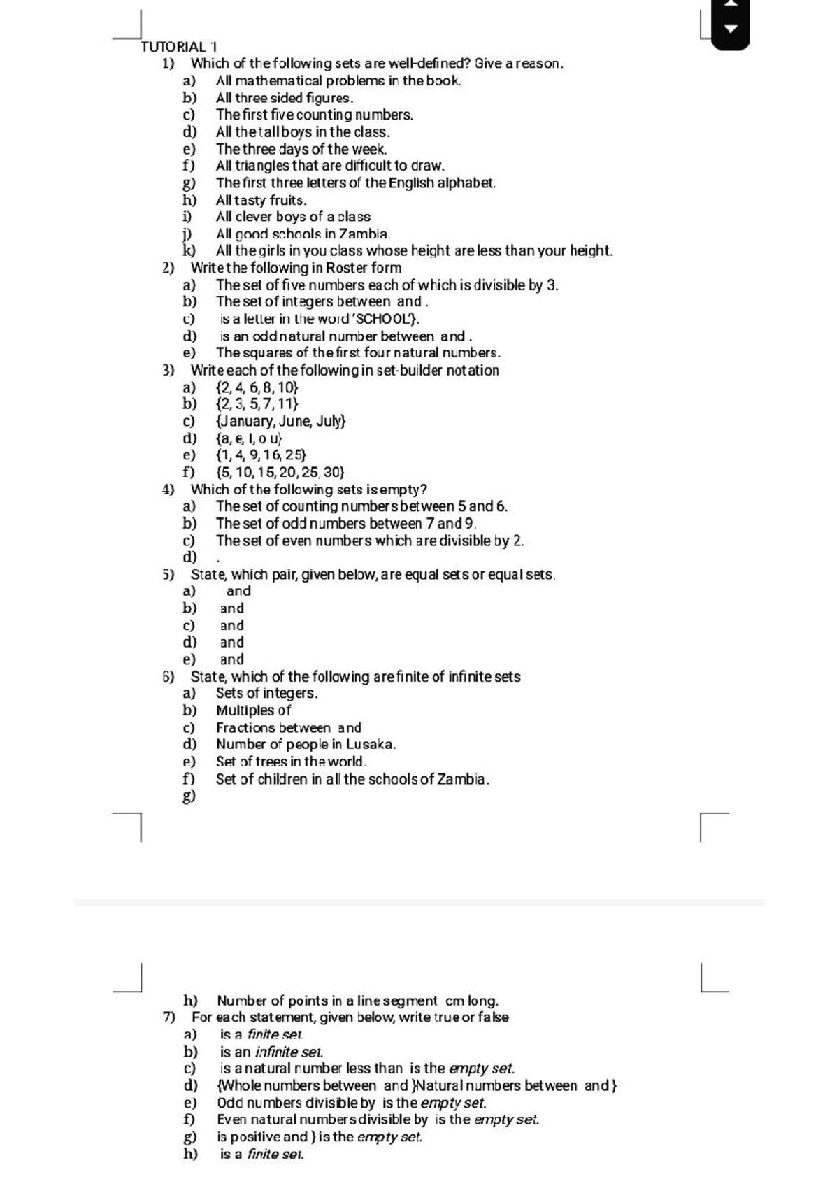 MAT 110 Tutorials MAY JUNE 2020, expo, logs and Trig - MAT 110 ...