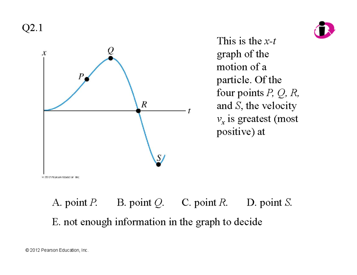 Ch2 clicker 2019-03-28 18 16 52 - Q2. A. point P. B. point Q. C. point ...