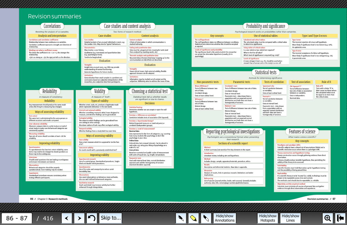 AQA Psychology for A Level Year 2 2nd Ed - Revision summaries ...