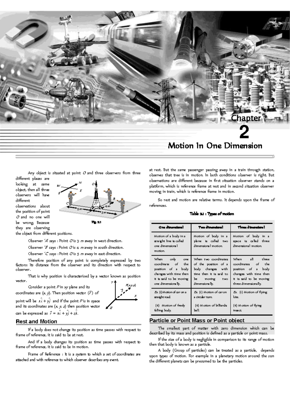 Motion in One Dimension: Comprehensive Study Notes (Course Code: 73 ...