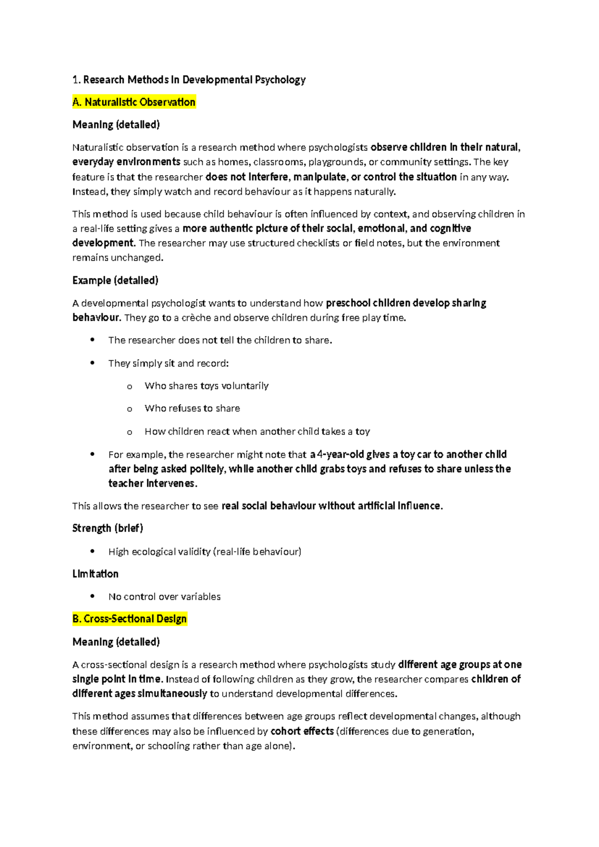 Research Methods in Developmental Psychology: Key Concepts & Designs ...