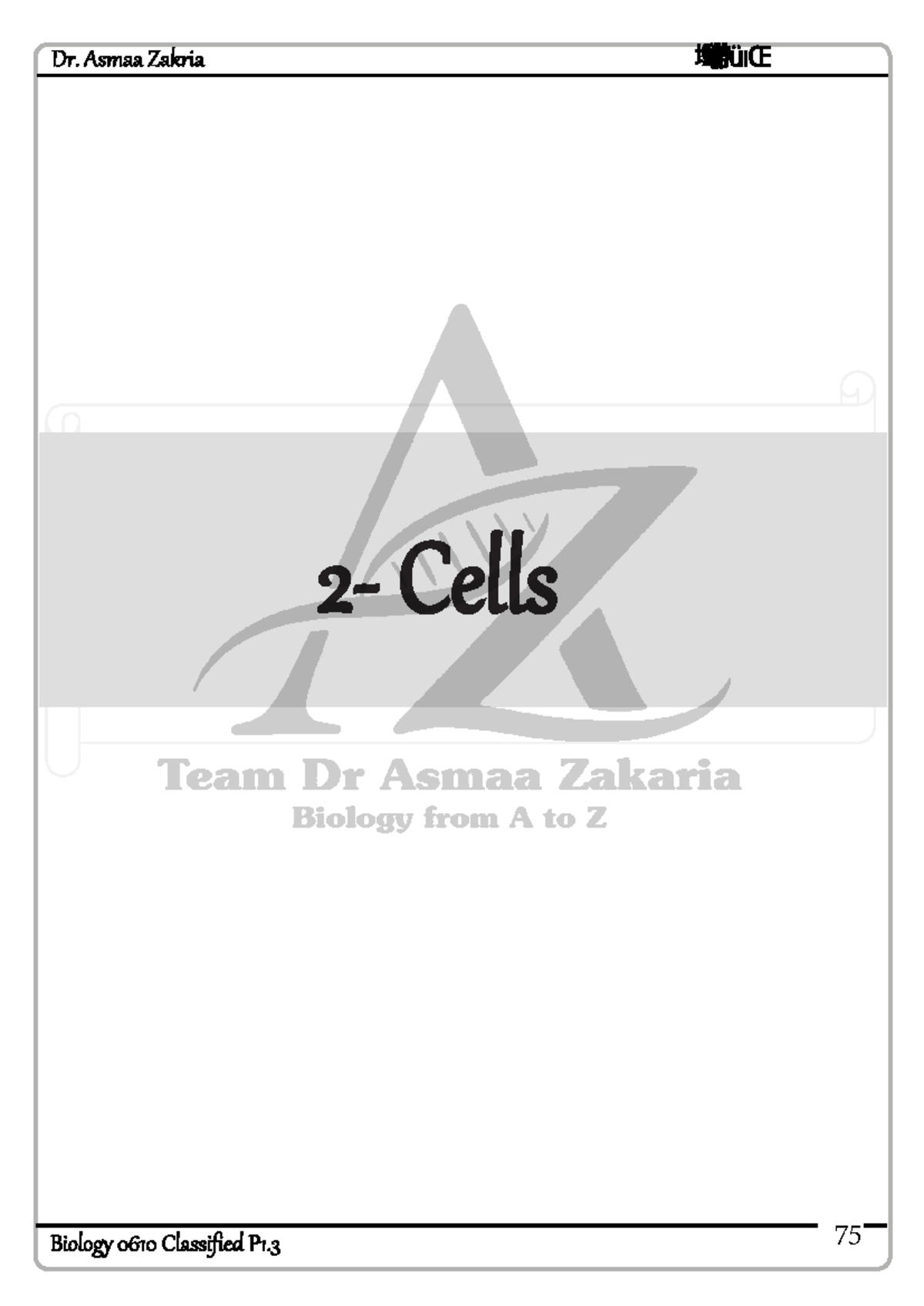 Biology 0610 Final Exam Notes: Cell Structure & Diffusion Concepts ...