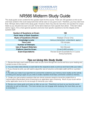 NR601 Final Exam Study Guide: Genitourinary & Aging Disorders - Studocu