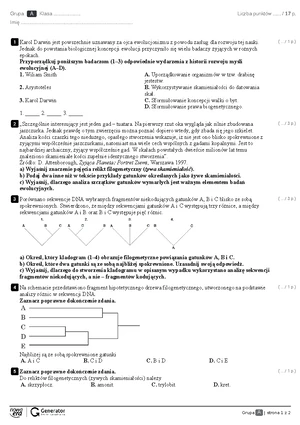 Różnorodność Organizmów Sprawdzian Klasa 6 Chomikuj www.studocu.com
