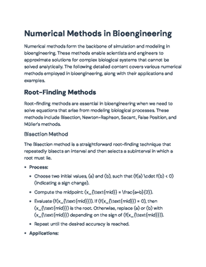 Comprehensive Guide to Numerical Error Analysis & MATLAB Methods ...