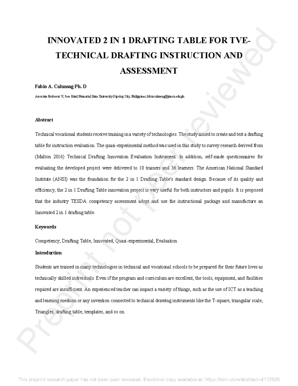 Innovated 2 in 1 Drafting Table for TVET Technical Drafting Instruction ...