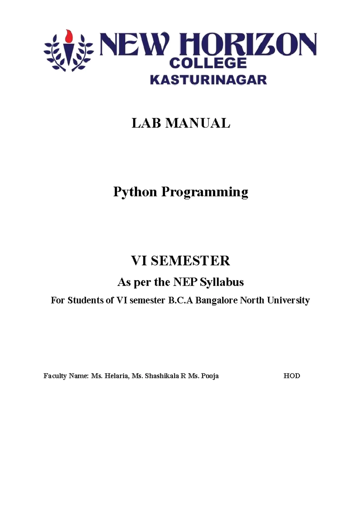 BCA.PYTHON LAB: Practical Programs & Exercises for Python Concepts ...