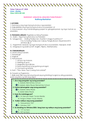 MATH-5 Q2 WEEK1 - An ADM for Math 5 - 4 READING, WRITING AND GIVING THE ...