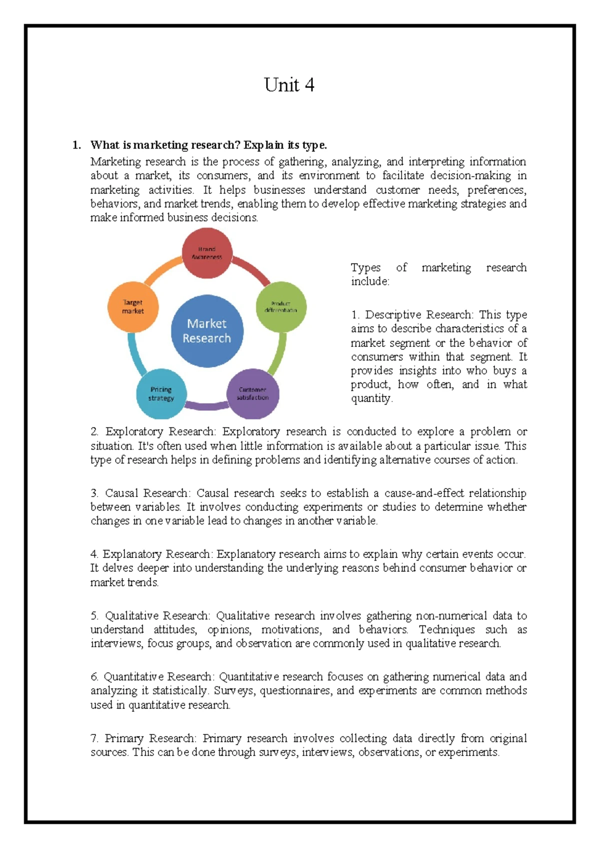 MRMM - MRMM subject Notes - MRMM UNIT Explain marketing and its ...