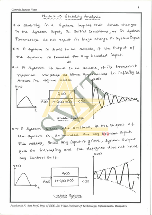 CS Module 2 - Notes of control systems - 53 Controls Systems Notes ...