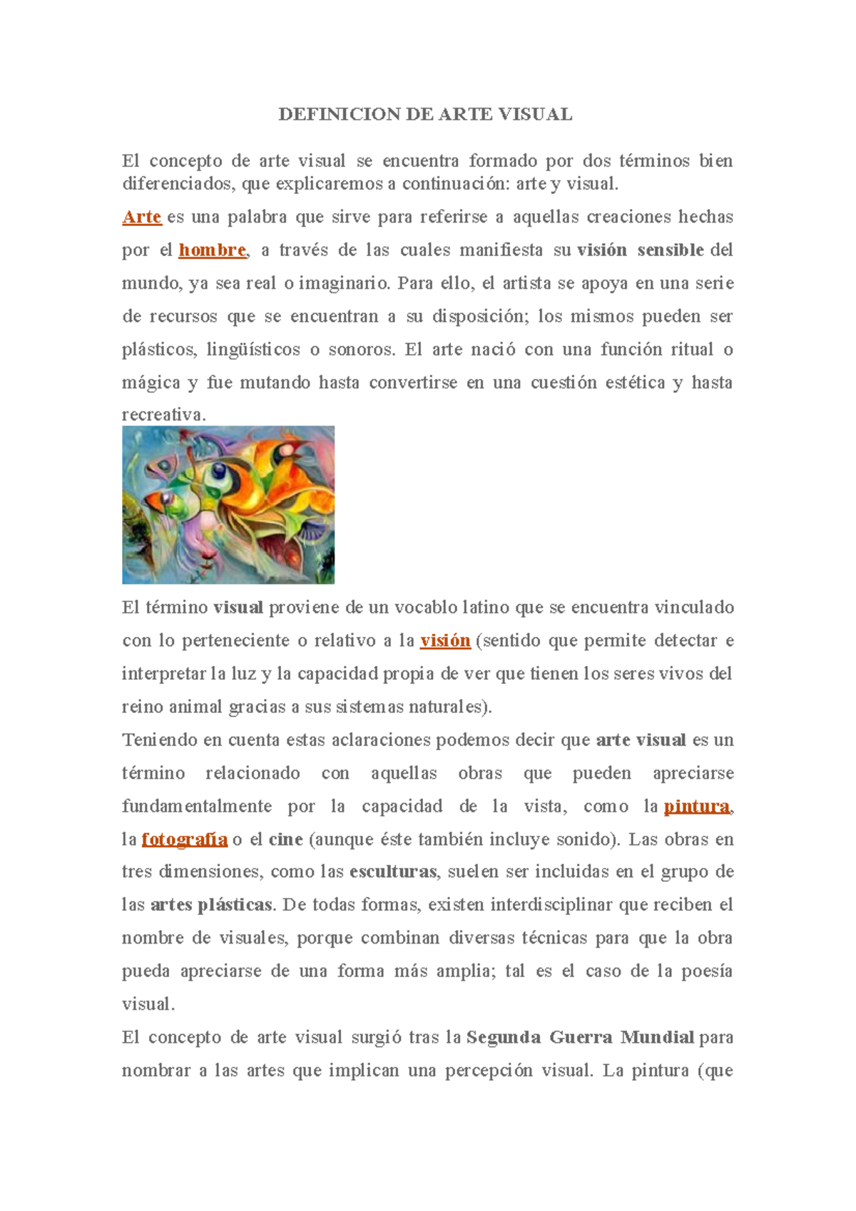 La ilustración y su papel en las artes visuales contemporáneas - Studocu