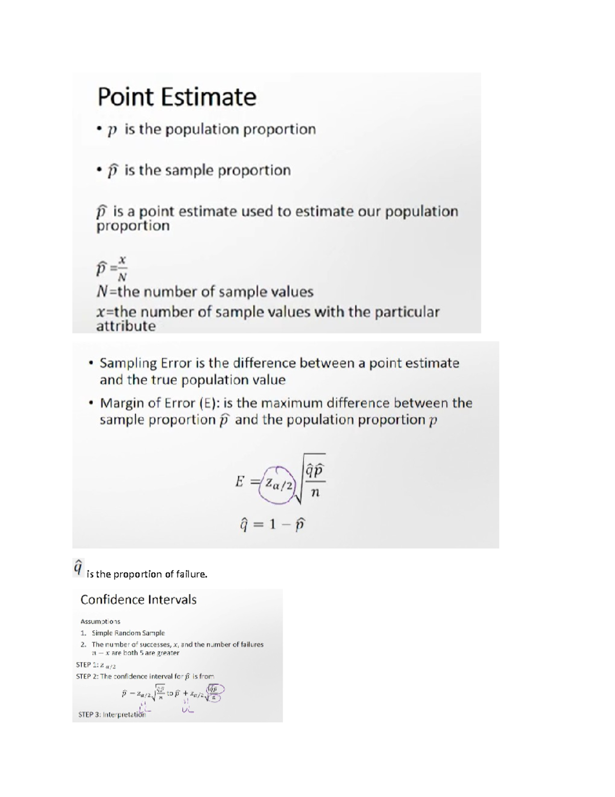 Confidence Intervals for One Population Proportion - STP 231 - is the ...
