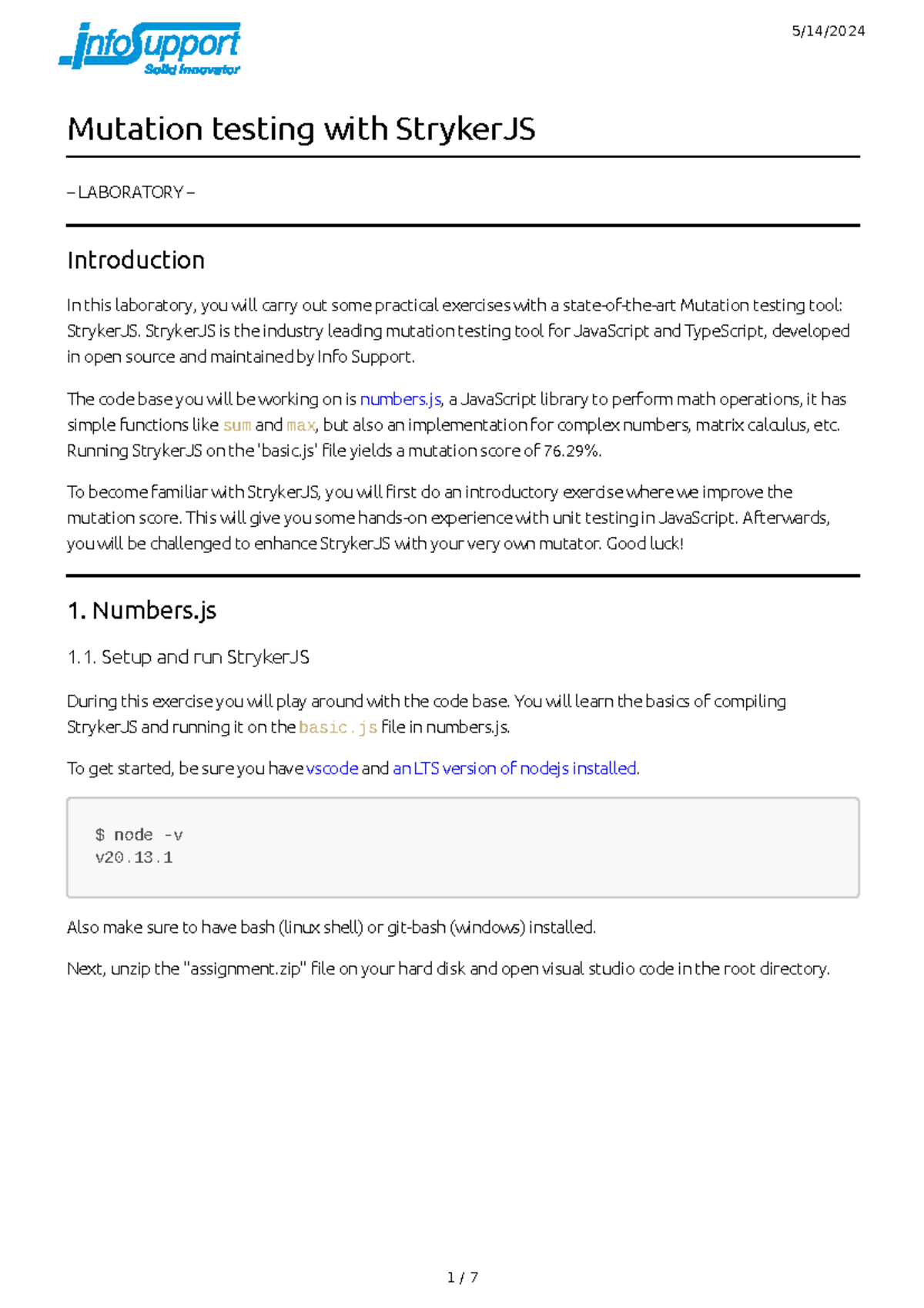 Mutation Testing with StrykerJS - Laboratory Assignment III - Studeersnel