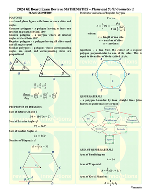 Plane and Solid Geometry 2 - The measure of a central angle is equal to ...