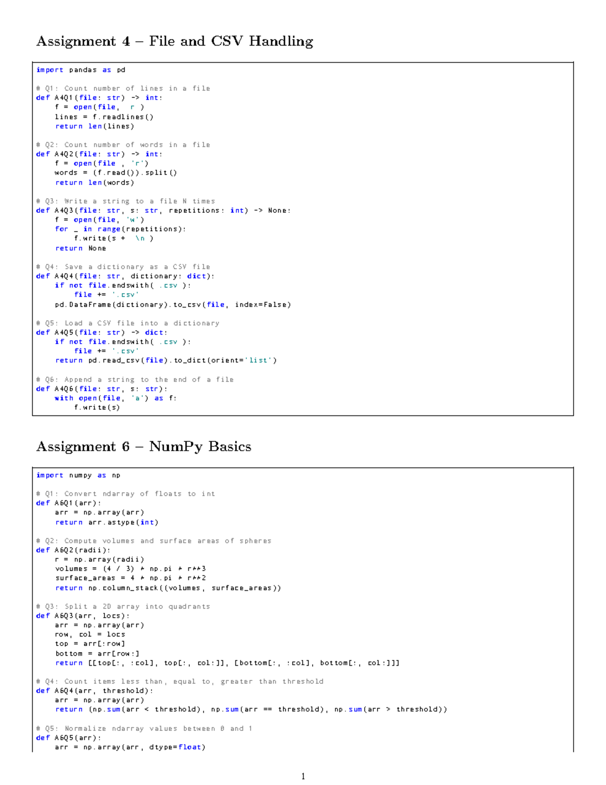 NE111 Cheat Sheet: File, CSV, and NumPy Handling - Studocu