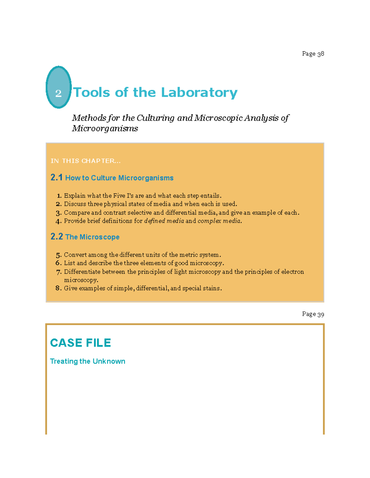 Microbiology CH 2: Laboratory Methods & Microscopy Techniques - Studocu