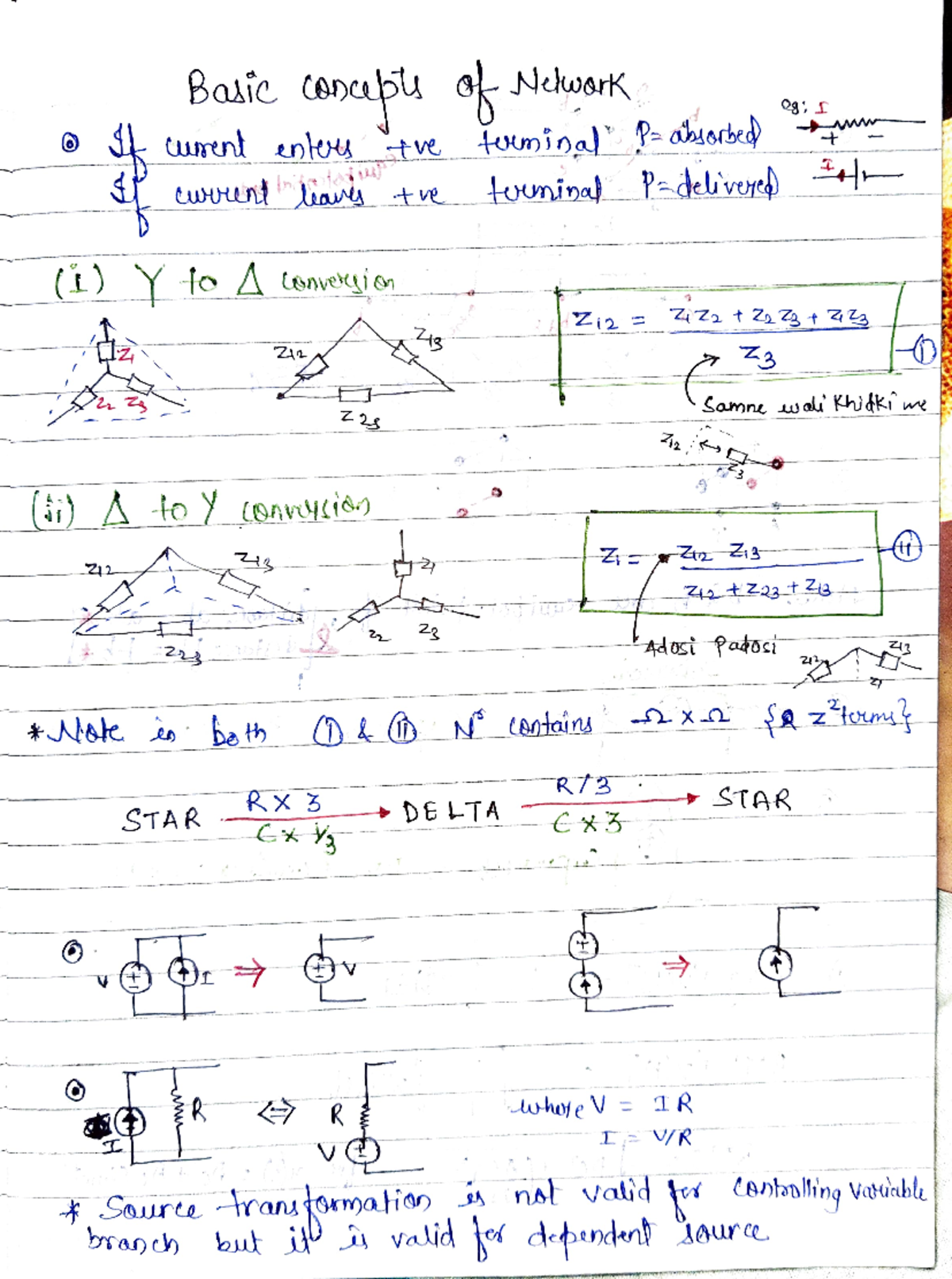 Network theory short notes - Baaic CADcasu NawarK tuuminal P-abiorbe ...