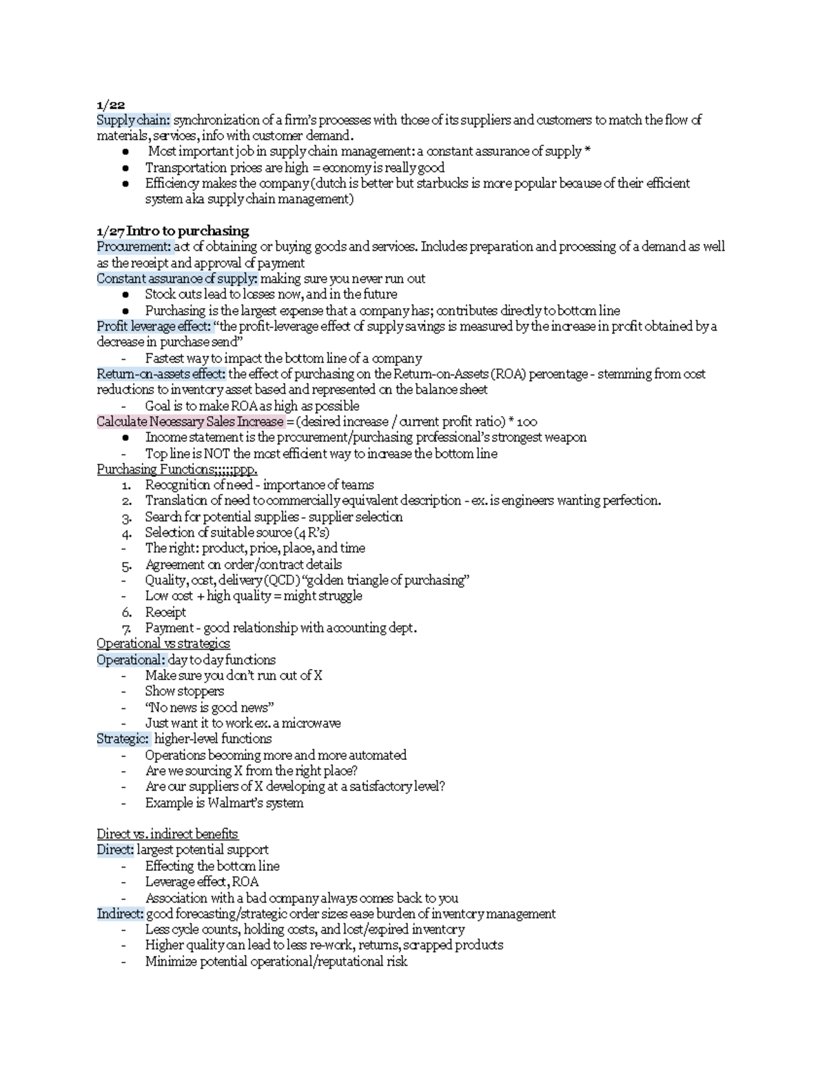 Demand Management Strategies and Supply Chain Insights - Course Code ...