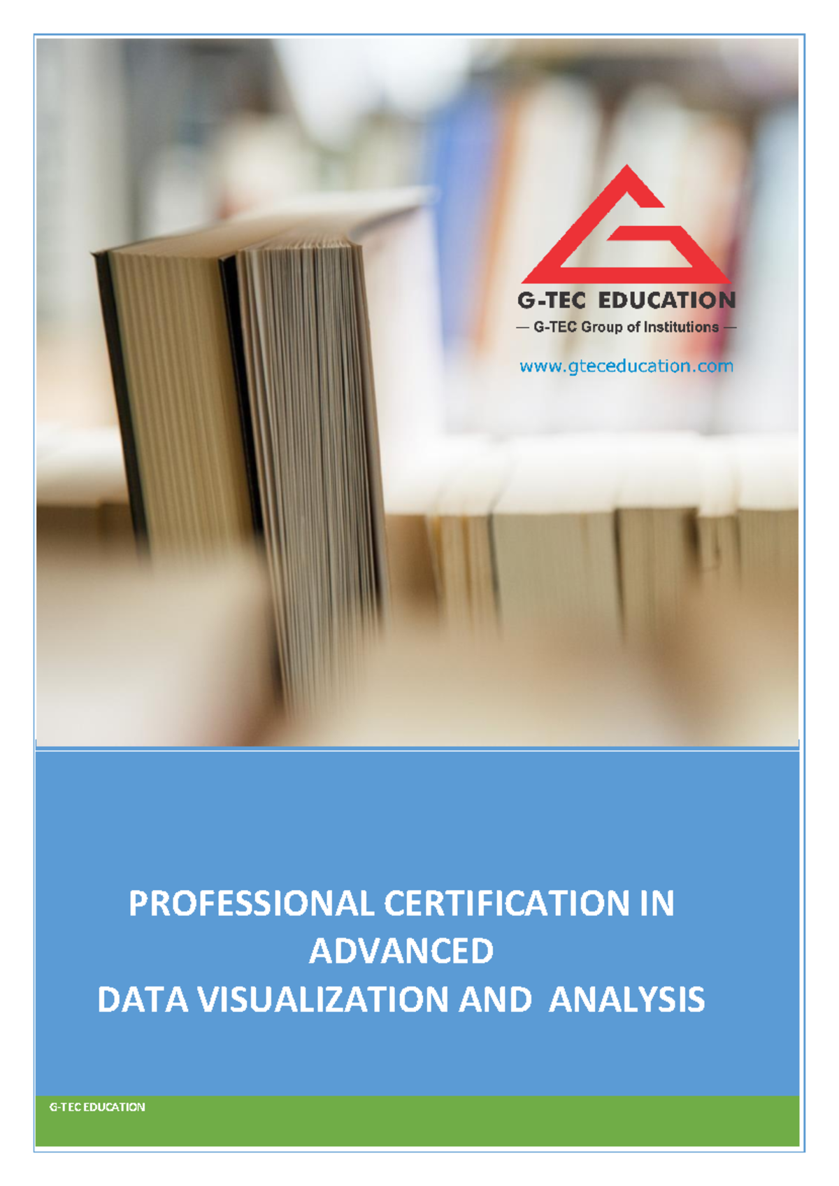 Syllabus for Professional Certification in Advanced Data Visualization ...