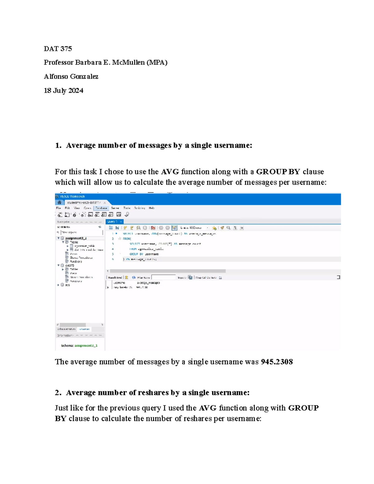 DAT 375 Module 3 Assignment: Script Selection Analysis - Studocu