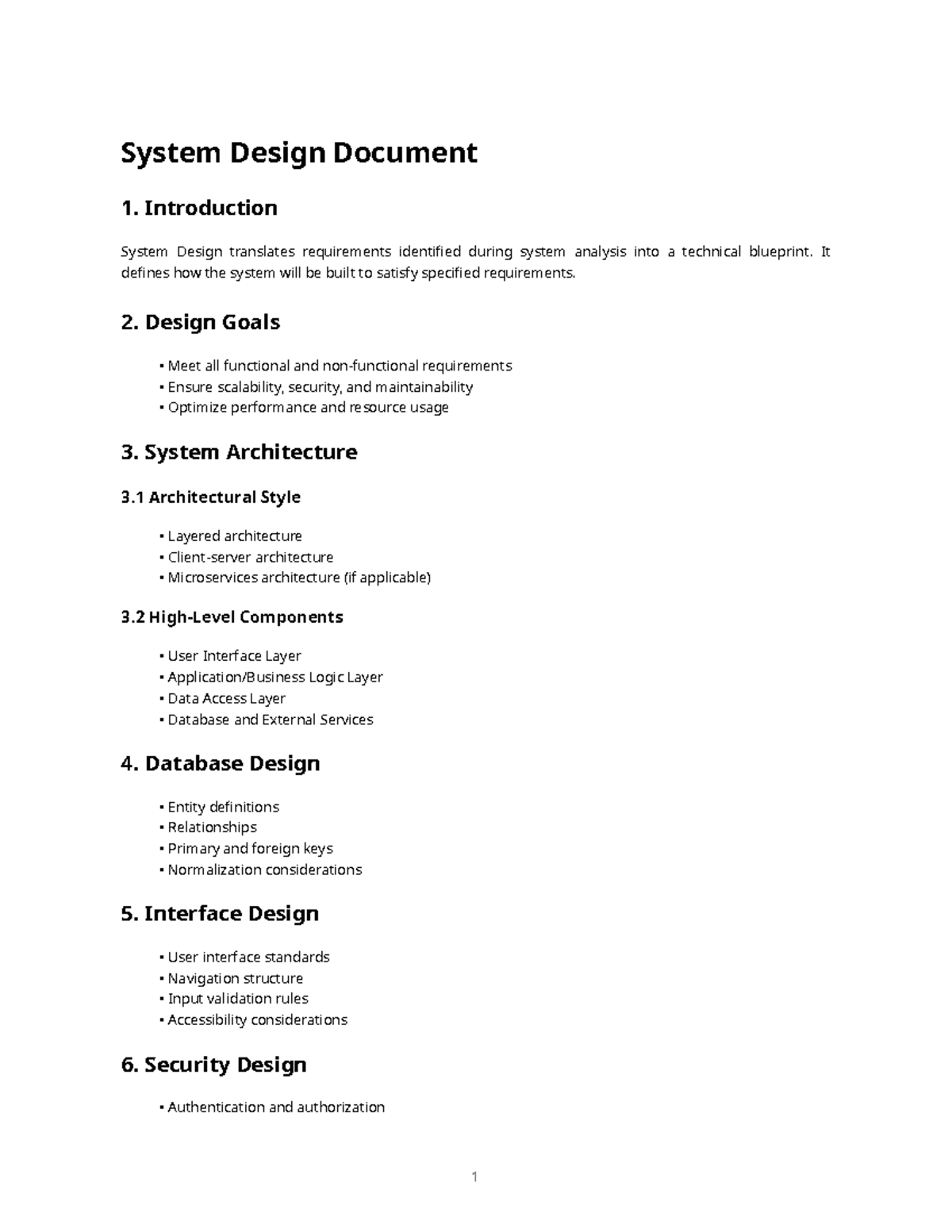 System Design Document: Technical Blueprint Overview - Studocu