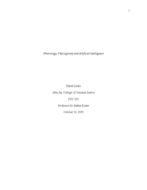 PSY 329 Ch 9 Study Guide - Chapter 9 summary from the textbook "A ...