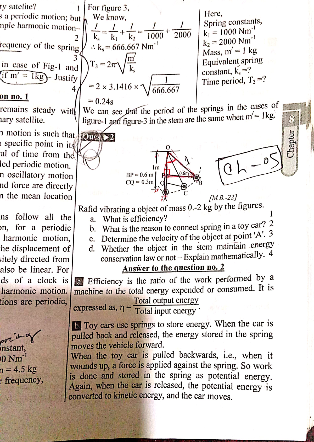 CS 2025: Understanding Periodic Motion and Spring Dynamics - Studocu
