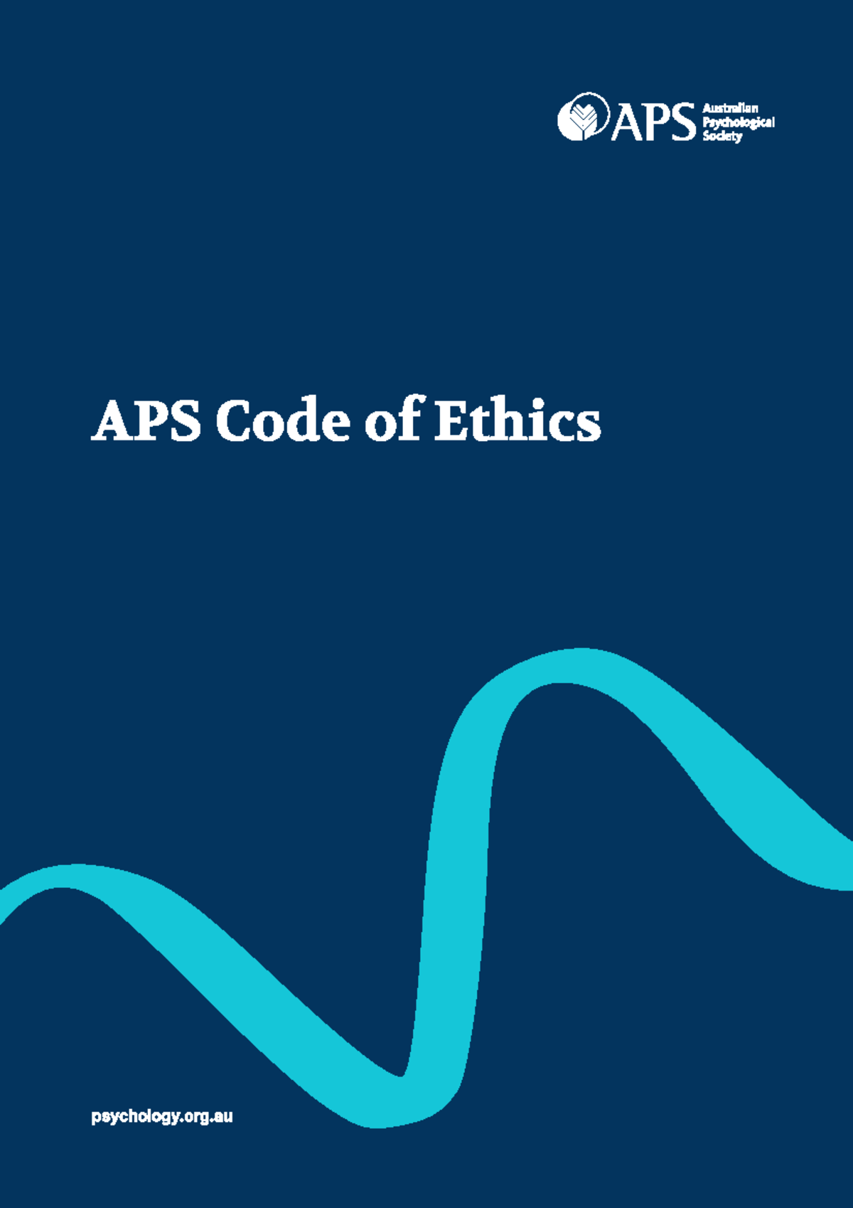 APS Code of Ethics: Guidelines for Professional Conduct in Psychology ...