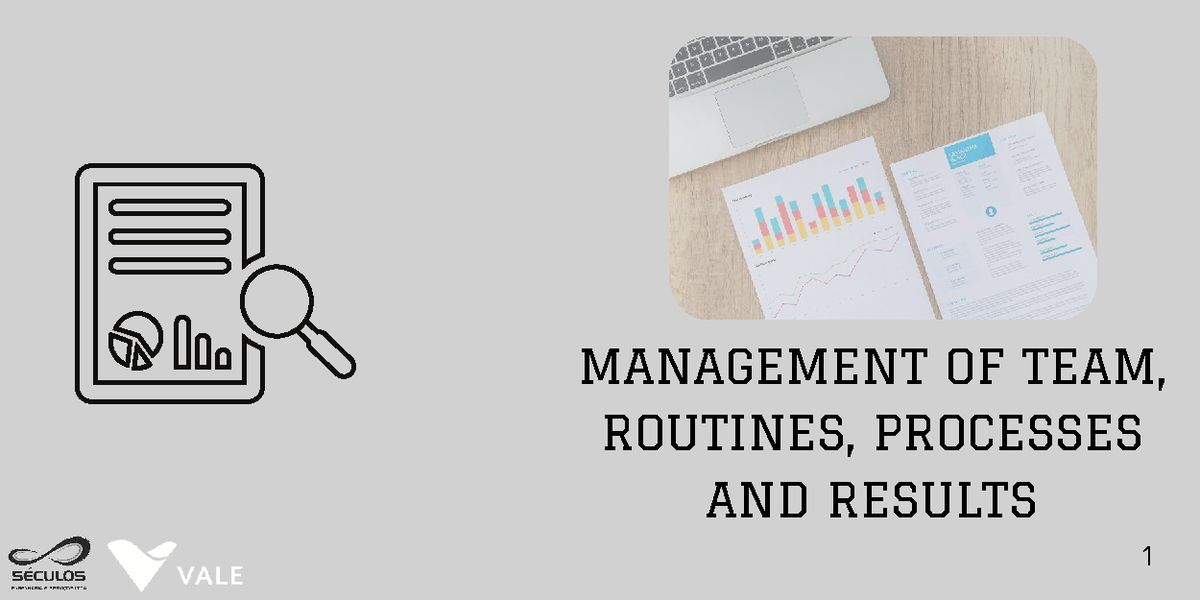 Management OF TEAM, Routines, Processes AND Results 111 - MANAGEMENT OF ...