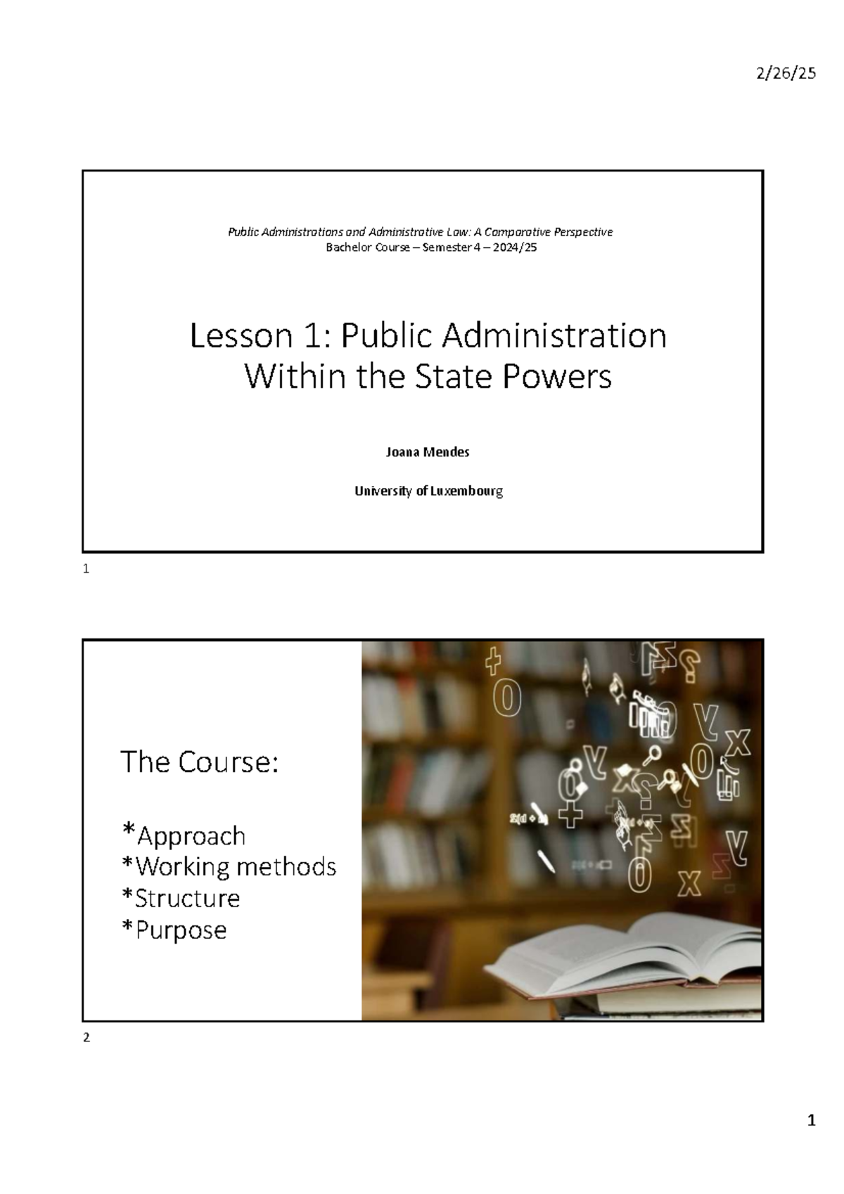 Public Administration and Administrative Law: Semester 4 Lesson 1 - Studocu