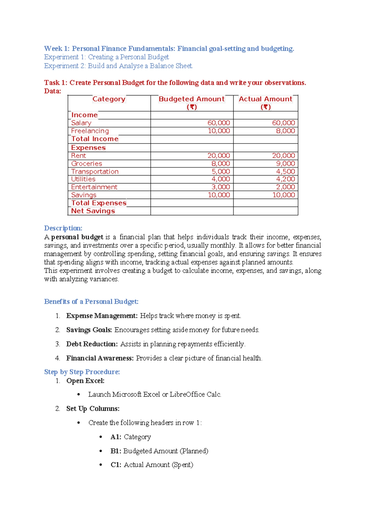 USP Lab Week 3 - Lab Tasks and Solutions - USP Lab Week 3 1 Standard ...