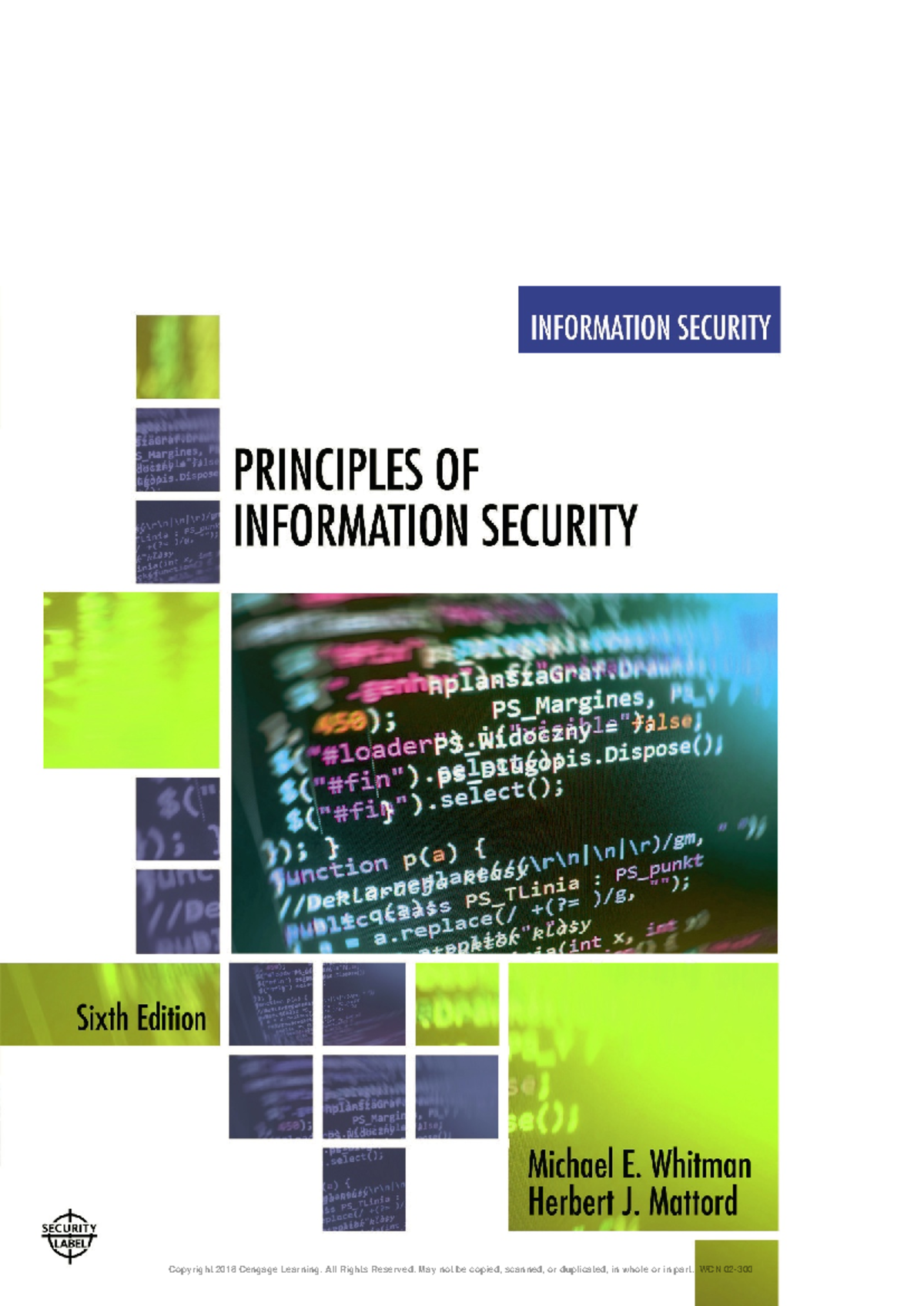 Principles Of ISe 1 - atttkt - Michael E. Whitman, Ph., CISM, CISSP ...