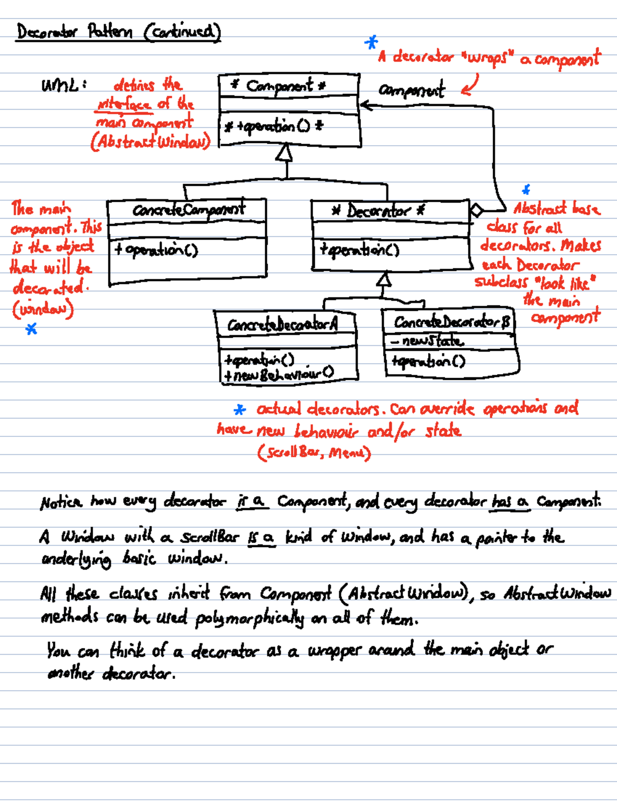 11-07 L17 002 - Lecture Notes on Decorator Pattern and Exception ...