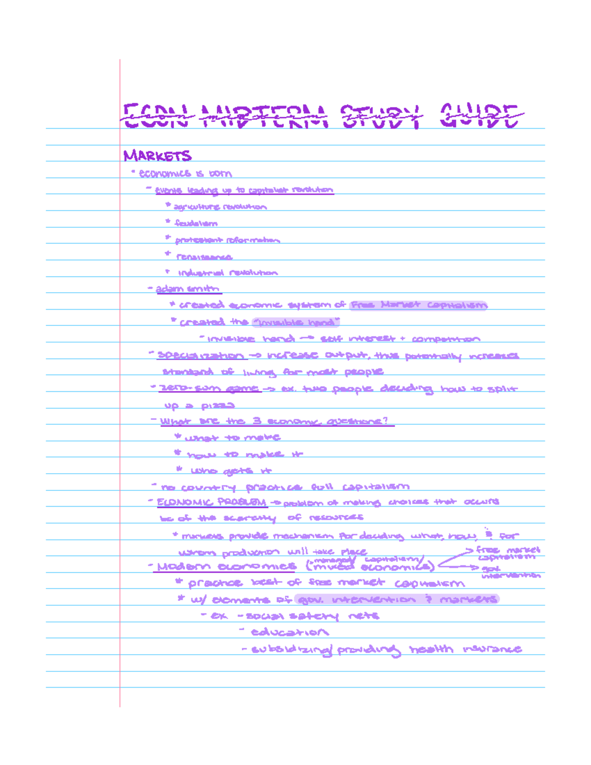 Econ 101 Midterm Study Guide: Key Concepts & Economic Theories - Studocu