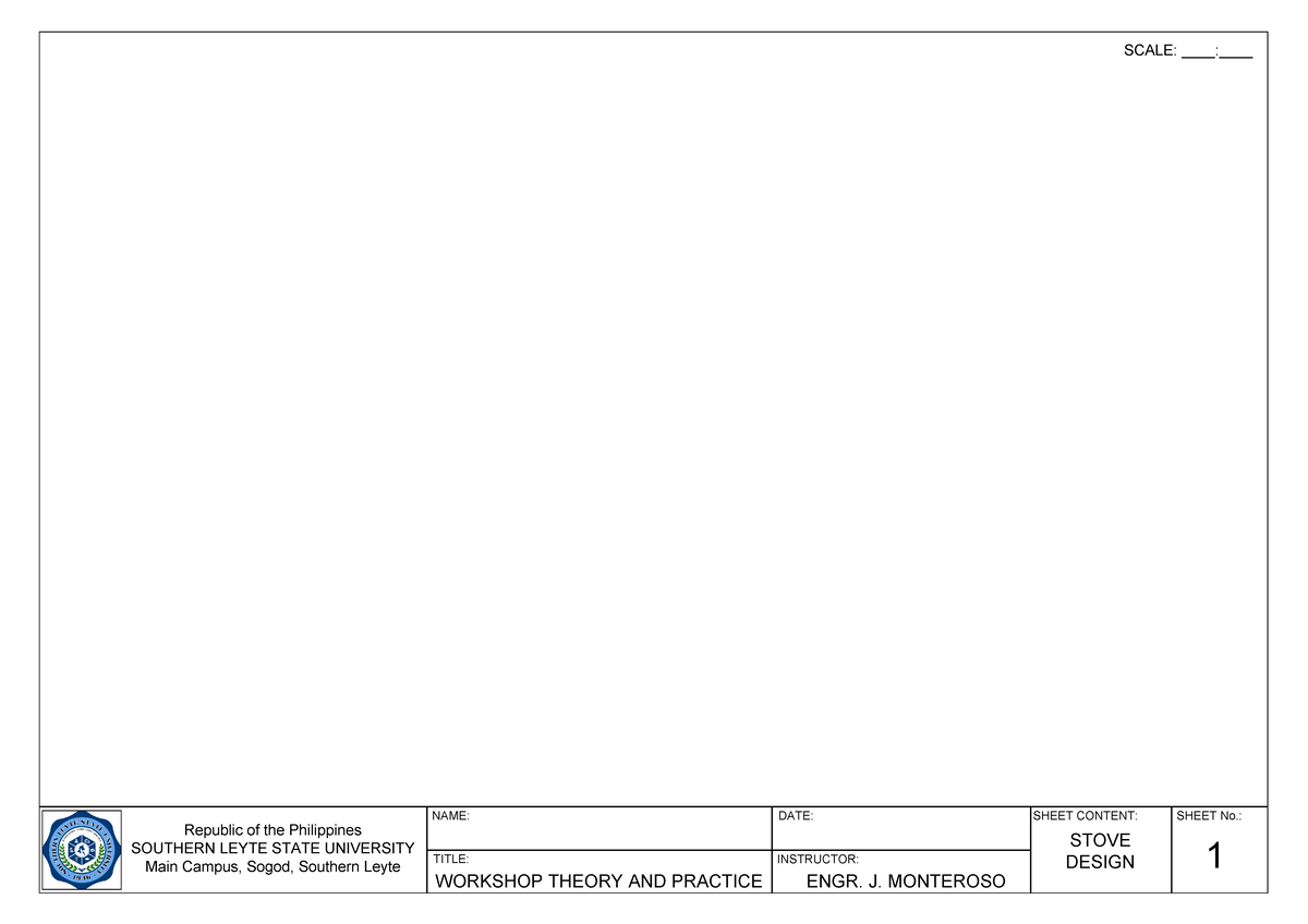 4 ME Workshop Layout 1 - No description - Mechanical Engineering ...