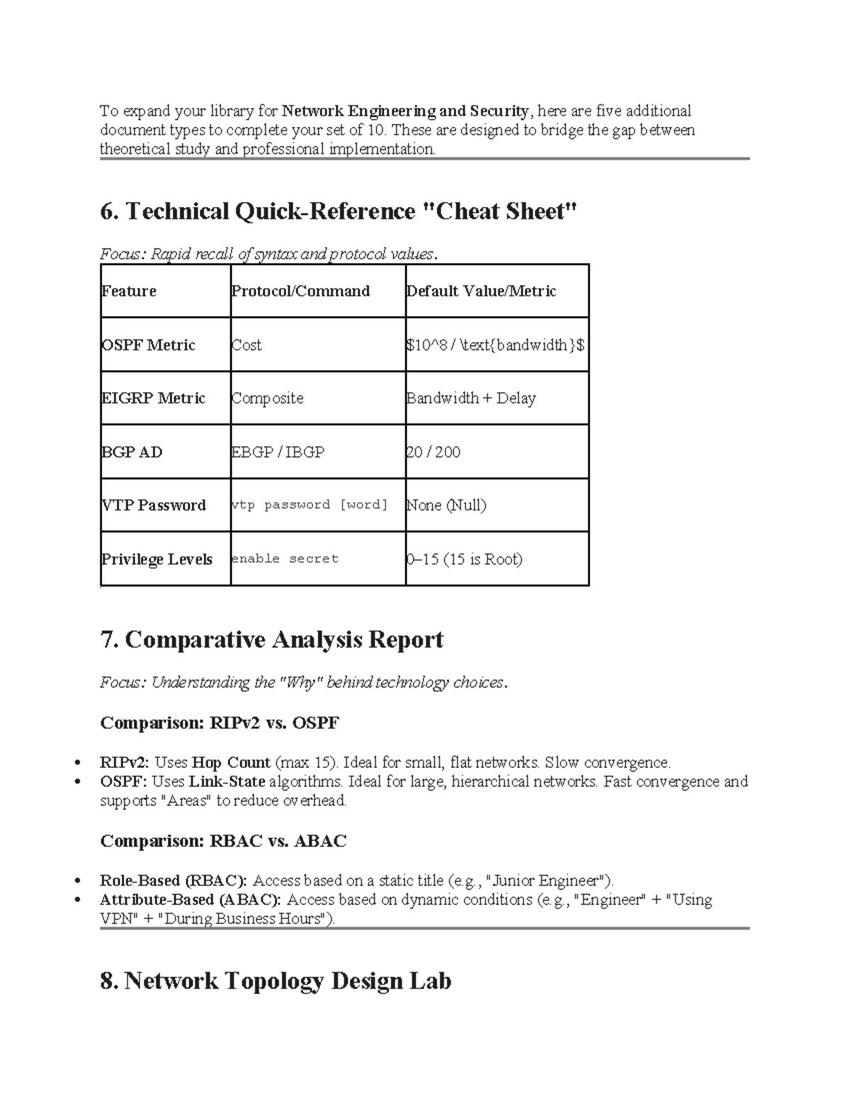 Networking and Infrastructure: Essential Docs for Network Eng. & Sec ...