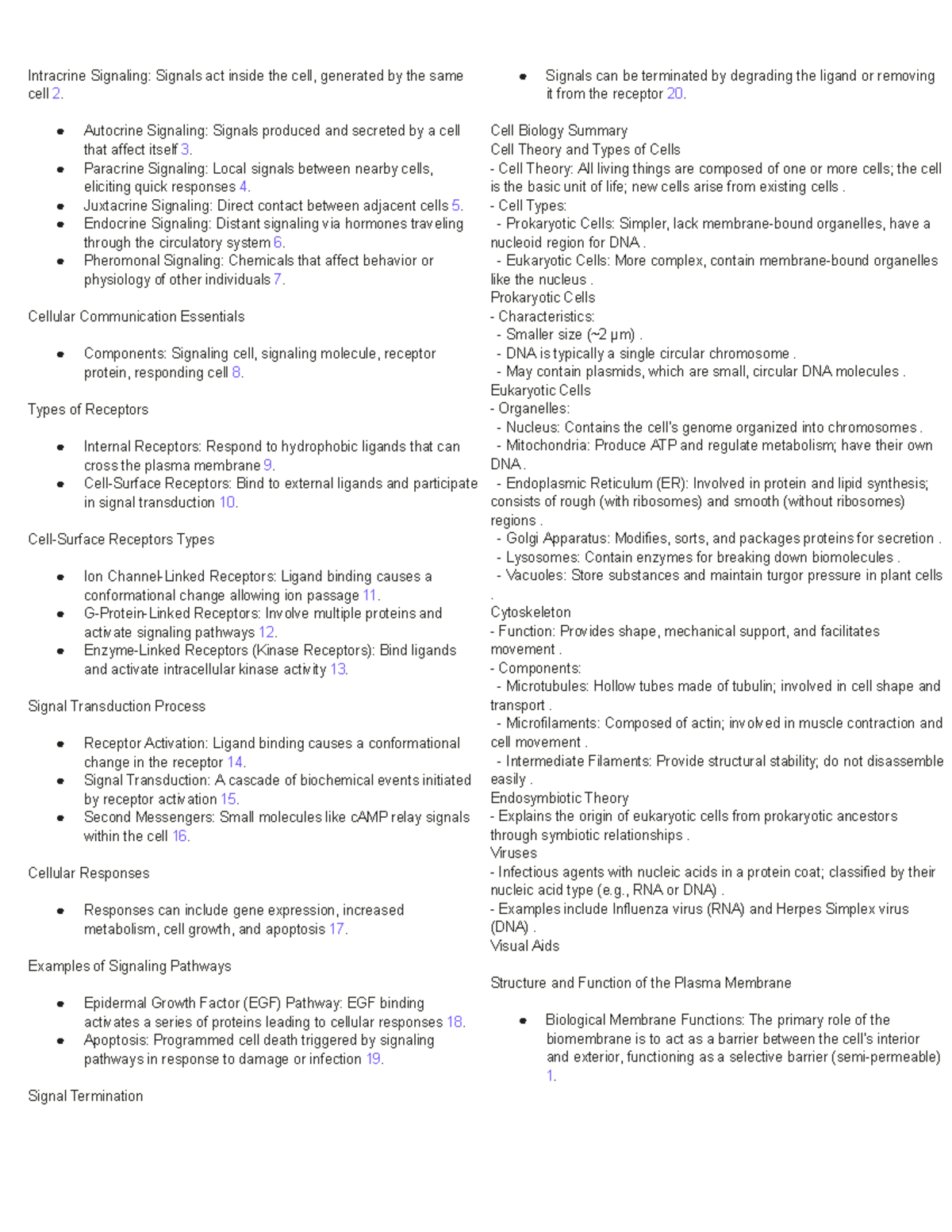 Bio 101: Final Exam Notes on Cell Signaling and Transport Mechanisms ...