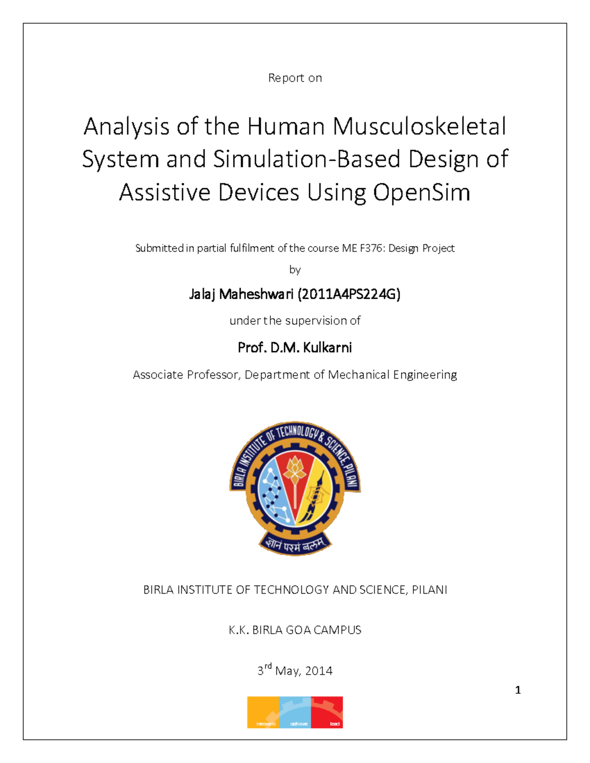 Open SIM - Guia para utilizar OpenSim - Biomechanics - UPC - Studocu