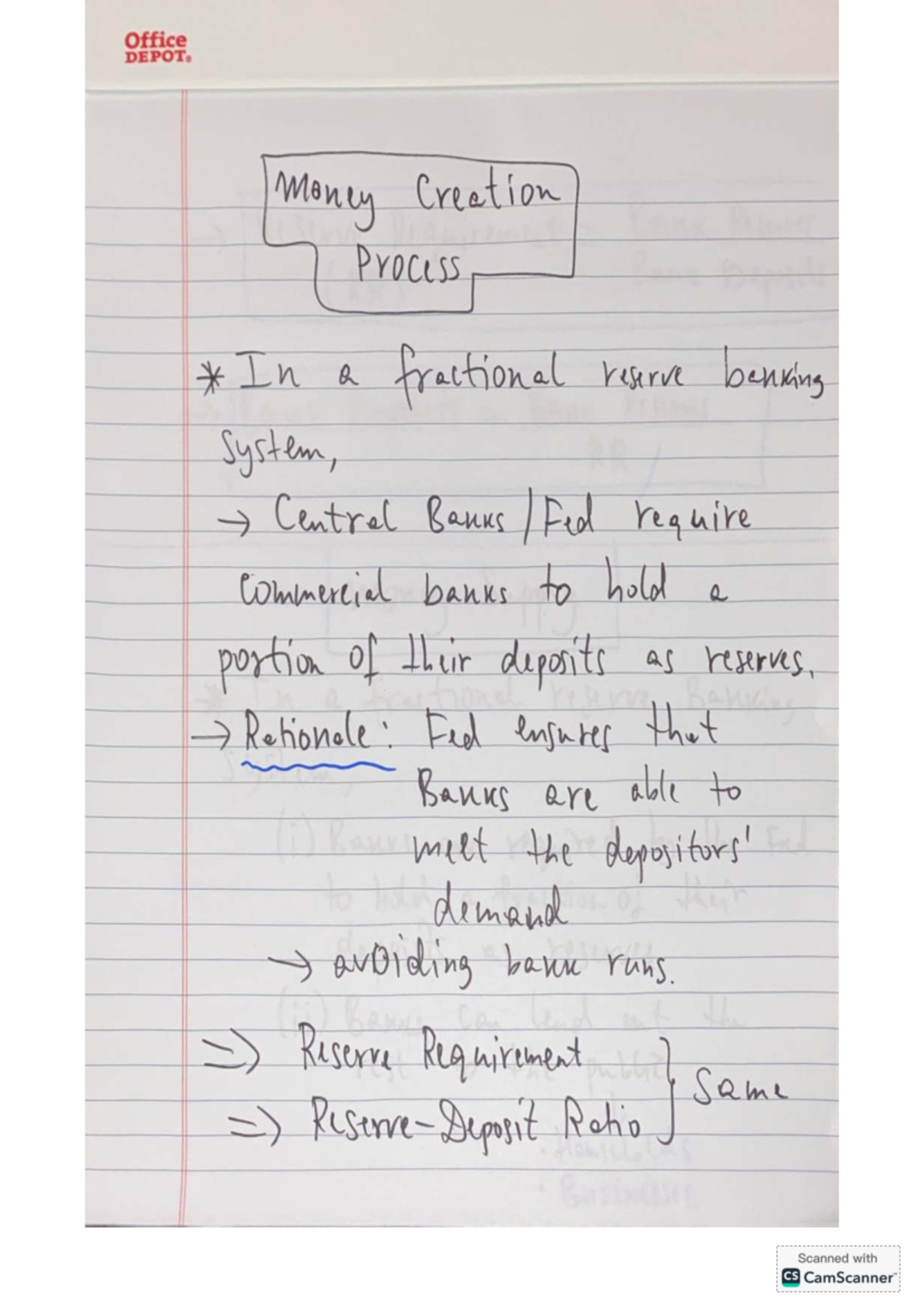 Chapter 10 Lecture Notes: Money Creation in Fractional Reserve Banking ...