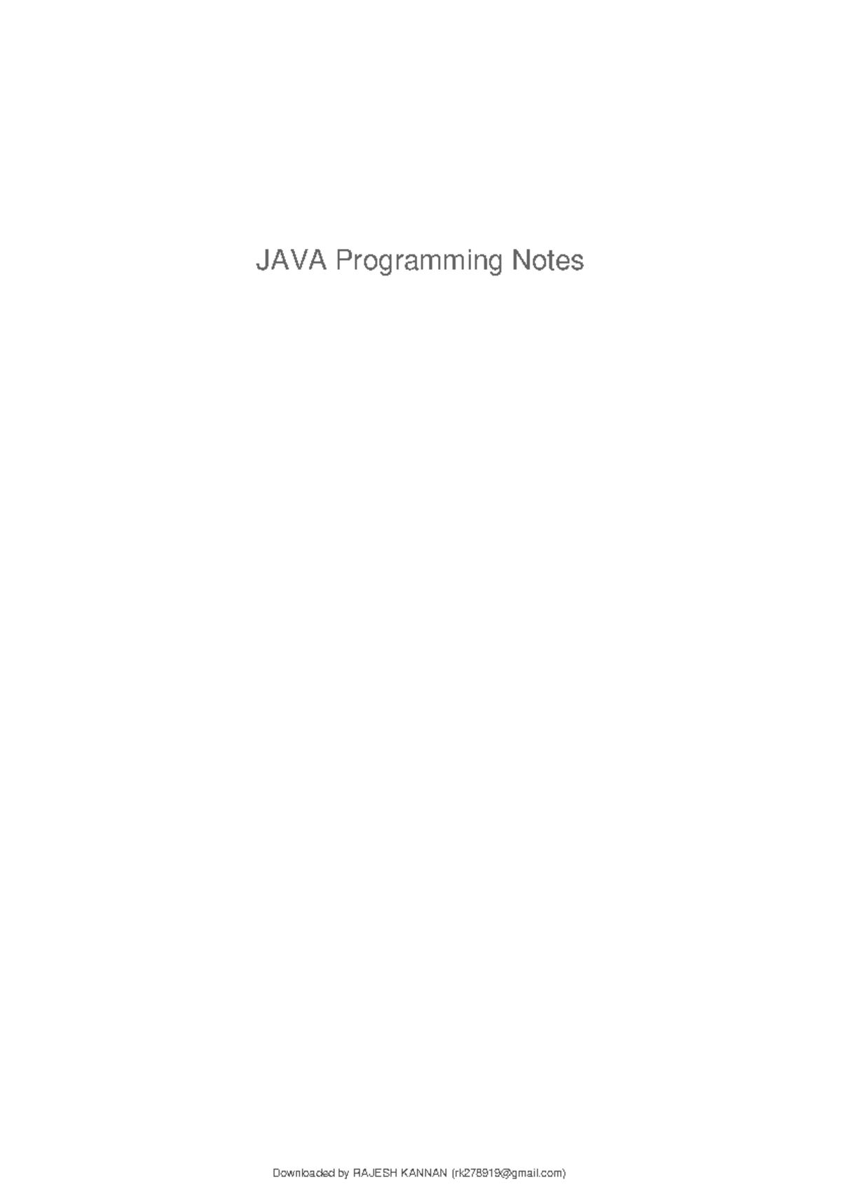 JAVA Programming BCA Final Notes - Unit V: Applets & GUI Concepts - Studocu