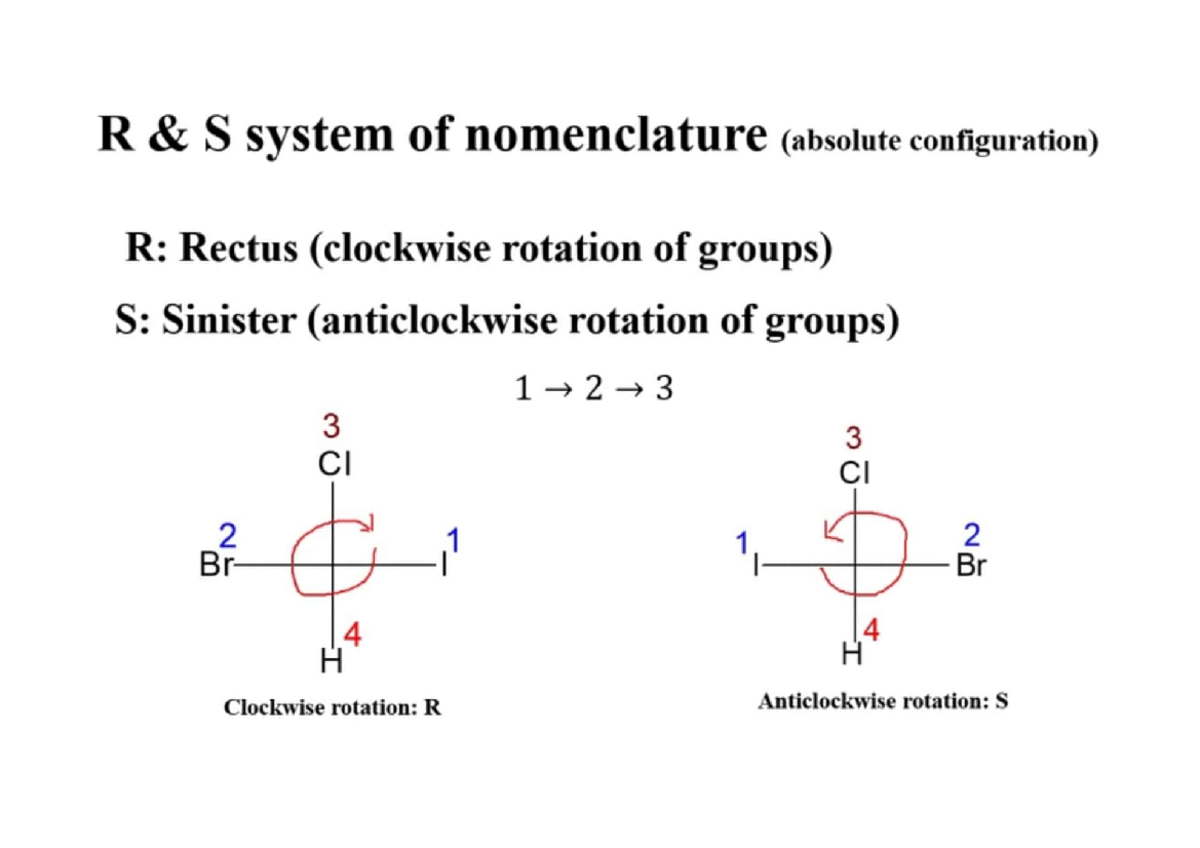 R,S Notation and Diastereomers: A Comprehensive Guide - Studocu