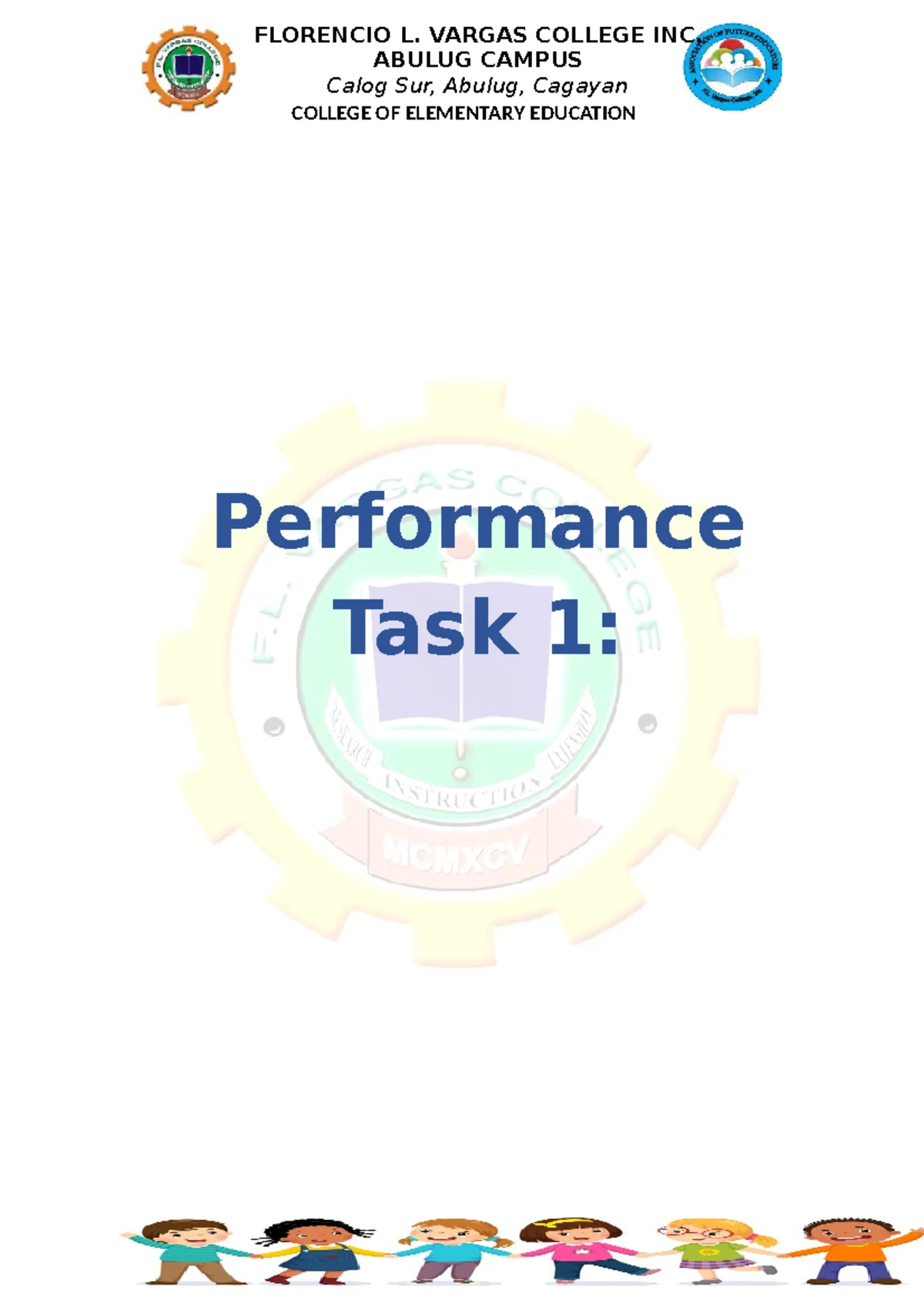 CEED 101: Performance Tasks on DepEd Templates SF 1 & SF 2 - Studocu