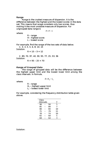 Lesson 1 Basic Concepts in Statistics - INTRODUCTION: OBJECTIVES ...