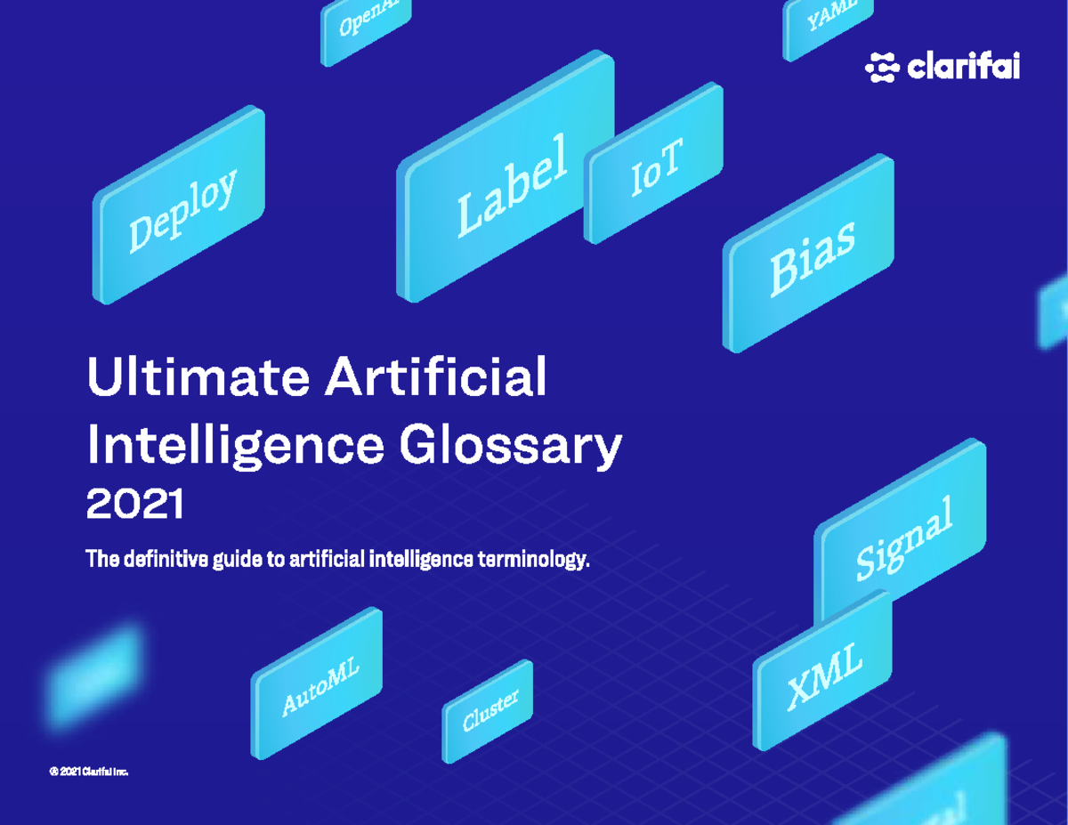 AI Terms Explained: Ultimate Artificial Intelligence Glossary 2021 ...