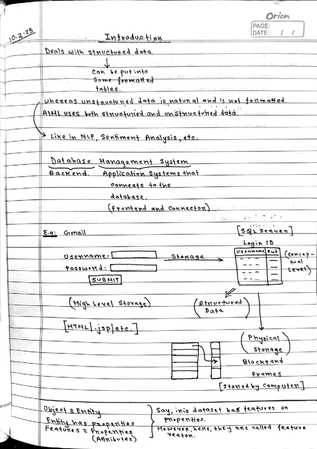 DBMS - Structured vs Unstructured Data Overview and Key Concepts - Studocu