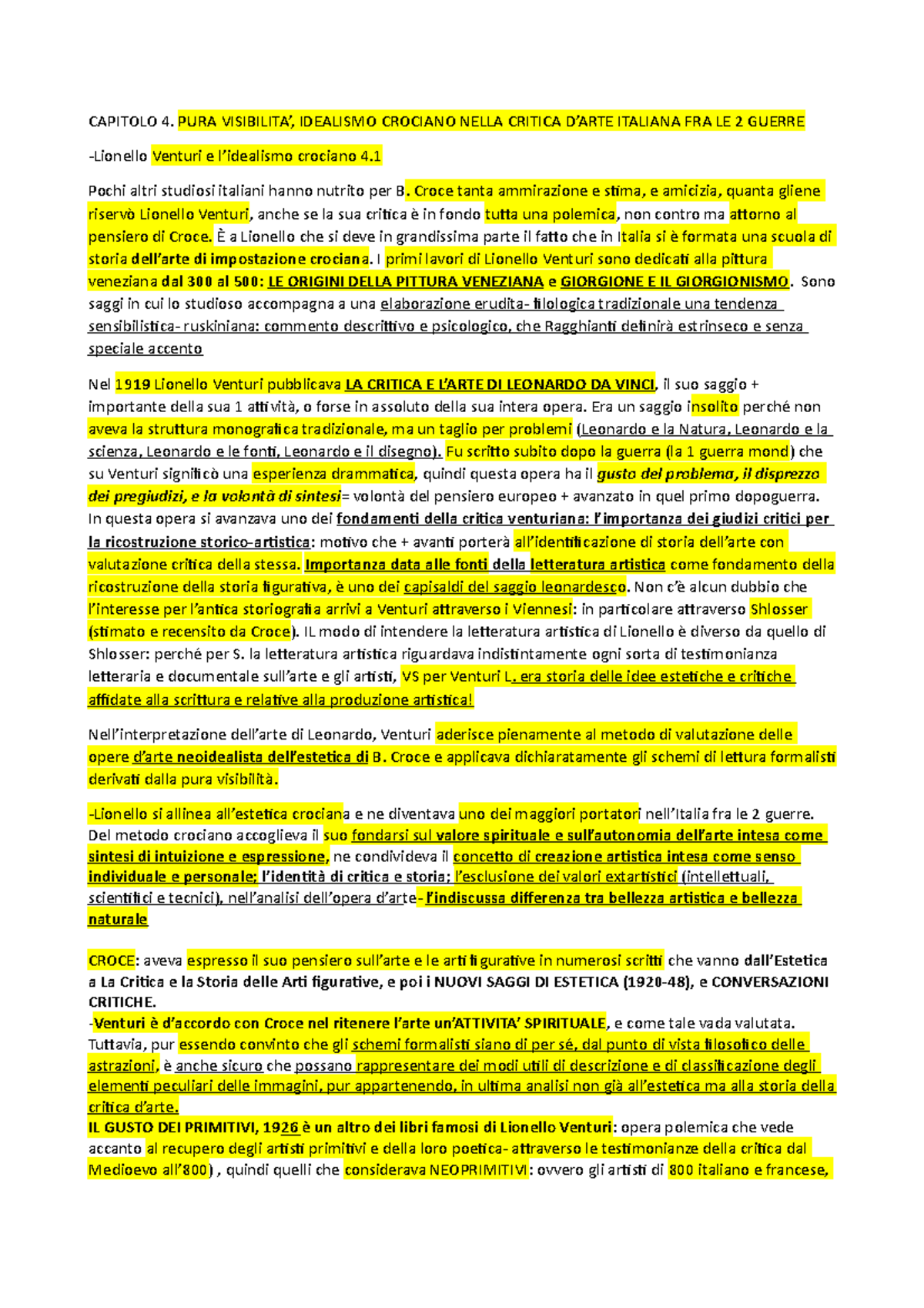 Capitolo 4 - La Critica d - Document Preview