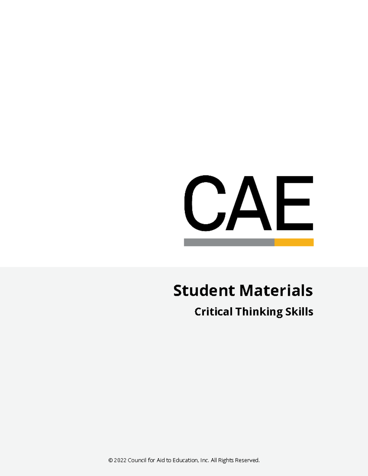 Critical Thinking Skills Overview and Application Guide - Student ...