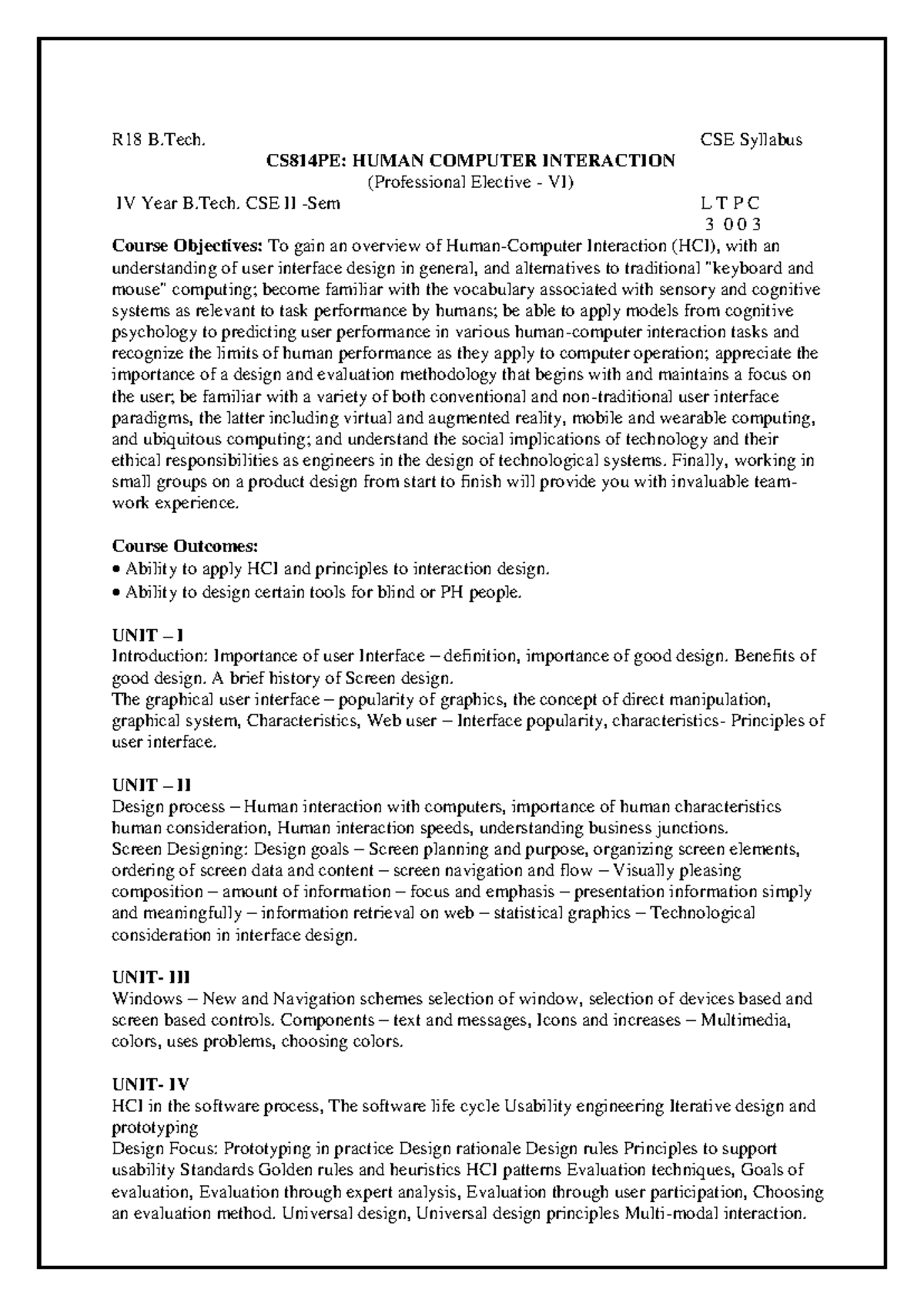 HCI-1,2&3 Unit Notes: Overview of Human-Computer Interaction Concepts ...